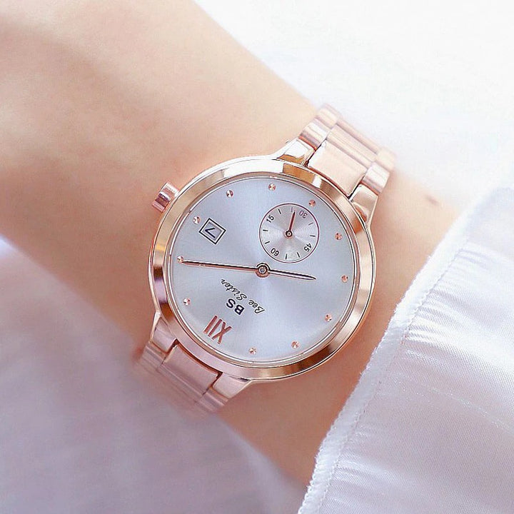 Elegant Minimalist Style Water-resistant Quartz Watch for Women