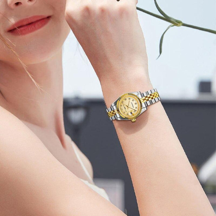 Watches - Women's Fashion Casual Stainless Steel Quartz Watches