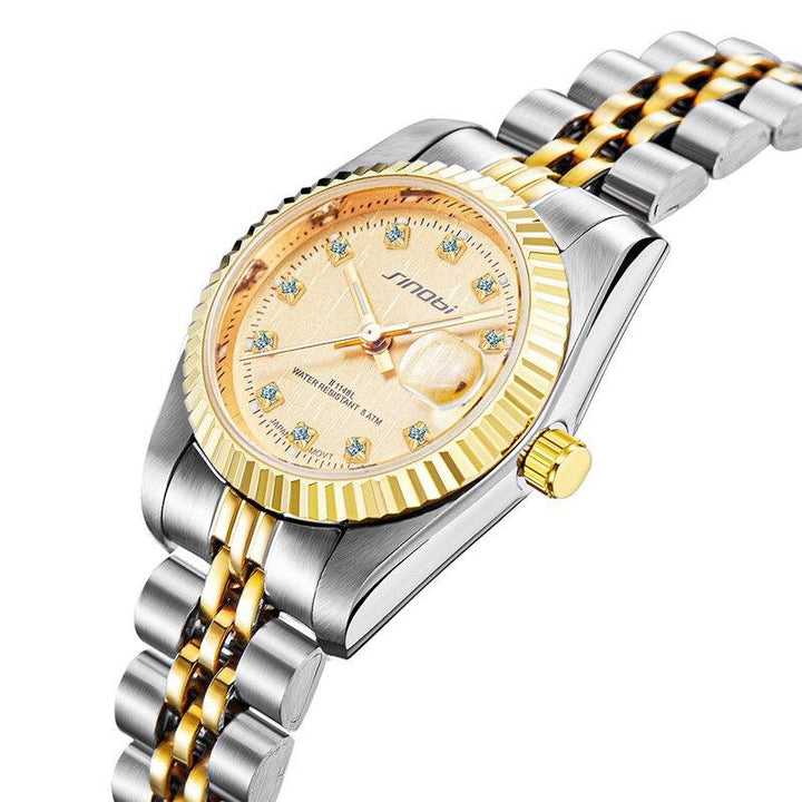 Watches - Women's Fashion Casual Stainless Steel Quartz Watches