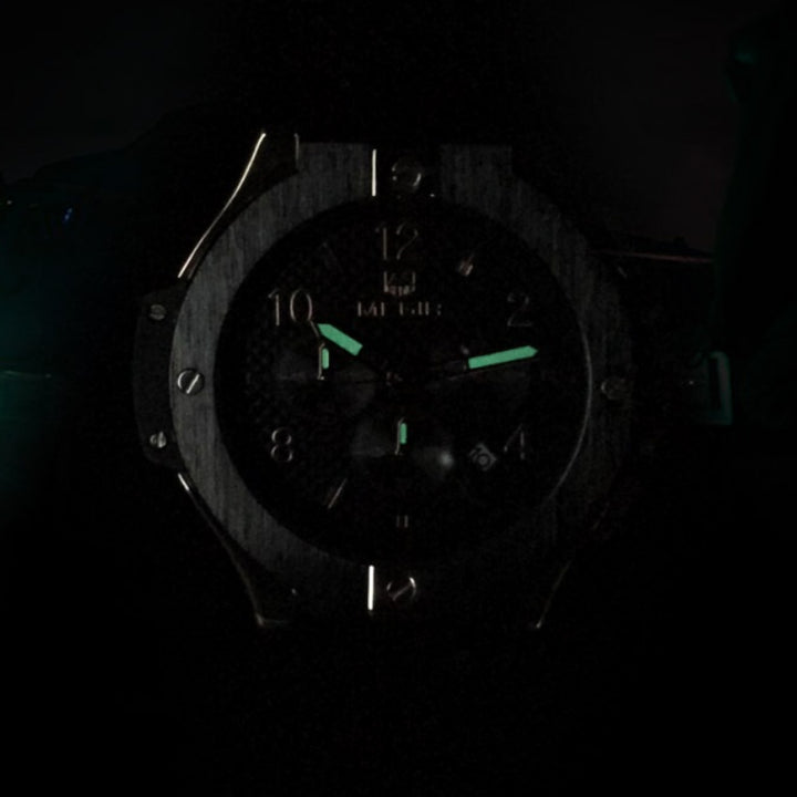 High-Fashion Luminous Silicone Strap Chronograph Watches