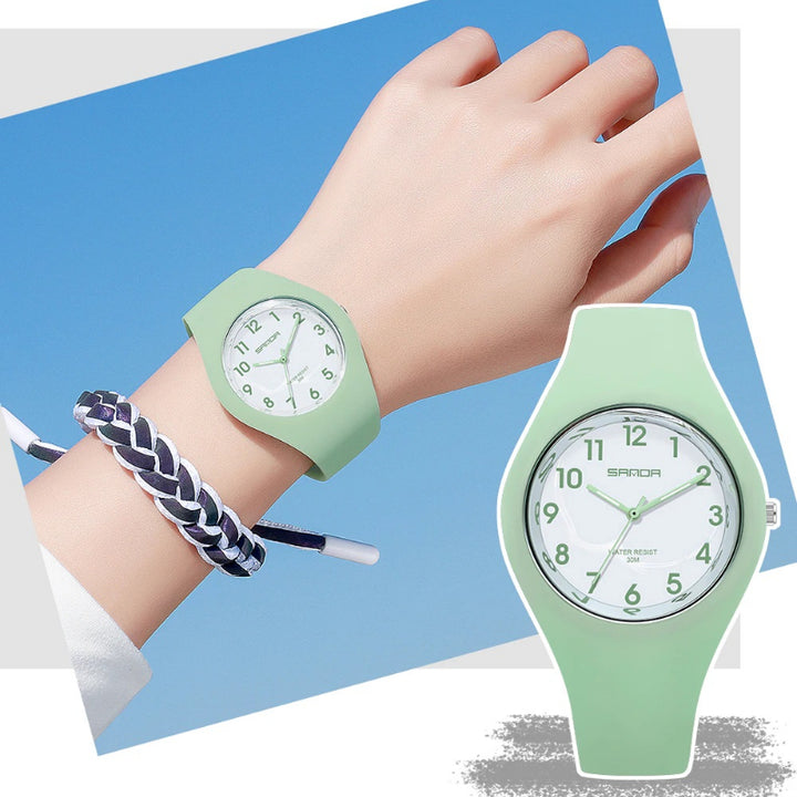 Minimalist Soft and Lightweight Silicone Strap Quartz Watches