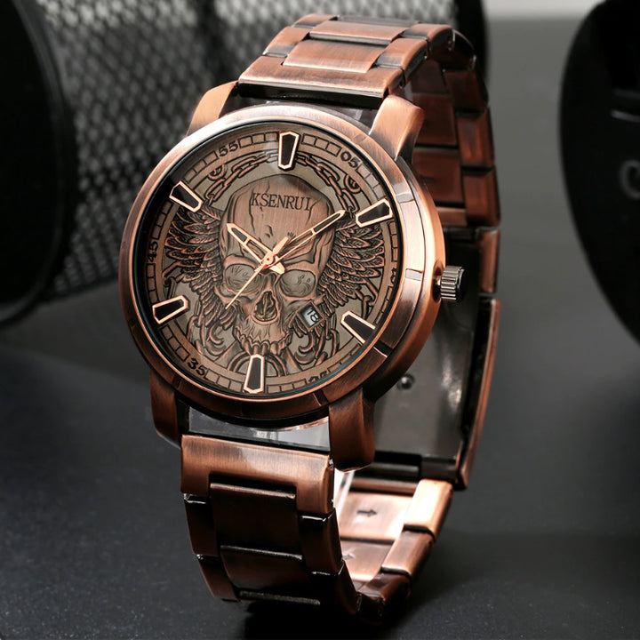 Cool Steampunk Retro Skeleton Skull Trend Quartz Watches