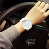 Simple Ultra-Slim Numberless Silicone Strap Quartz Watches