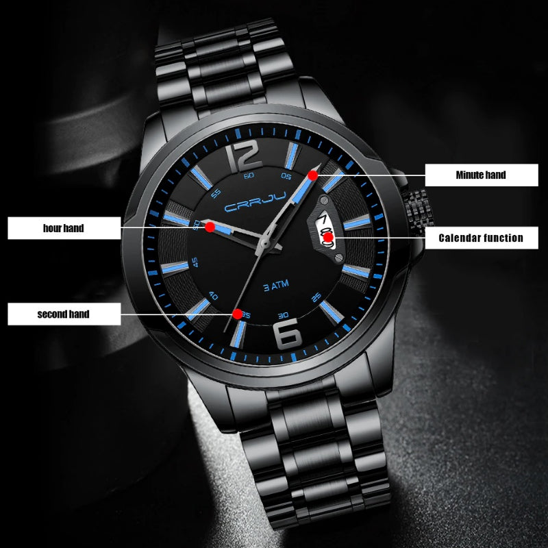 Men's Luminous Stylish Chronograph Quartz Watches