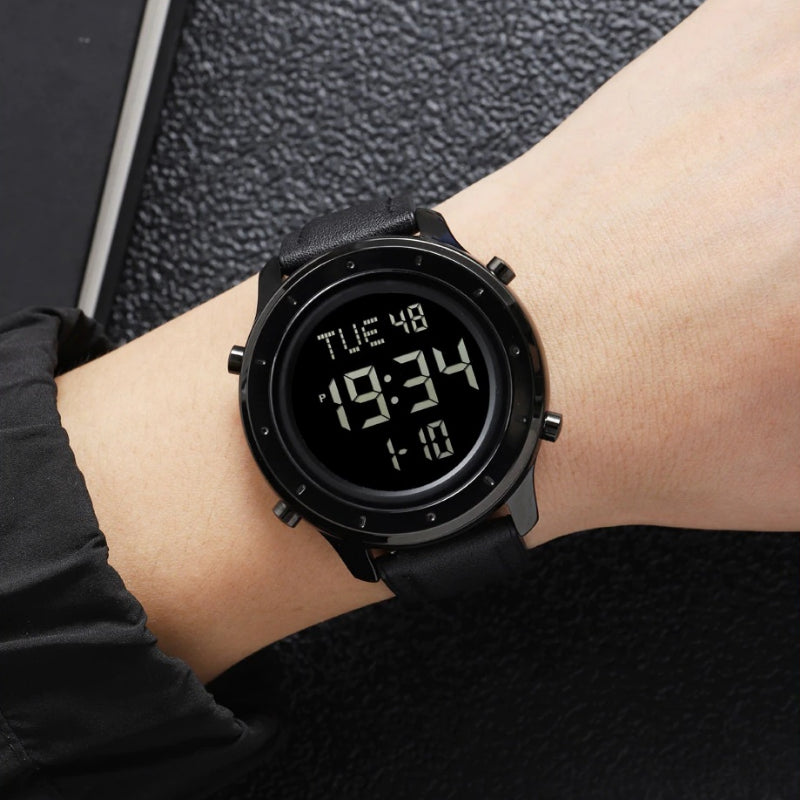 Luxurious Waterproof Sports Digital Wristwatch Collection