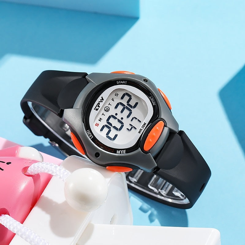 Waterproof Sports Digital LED Watches for Kids