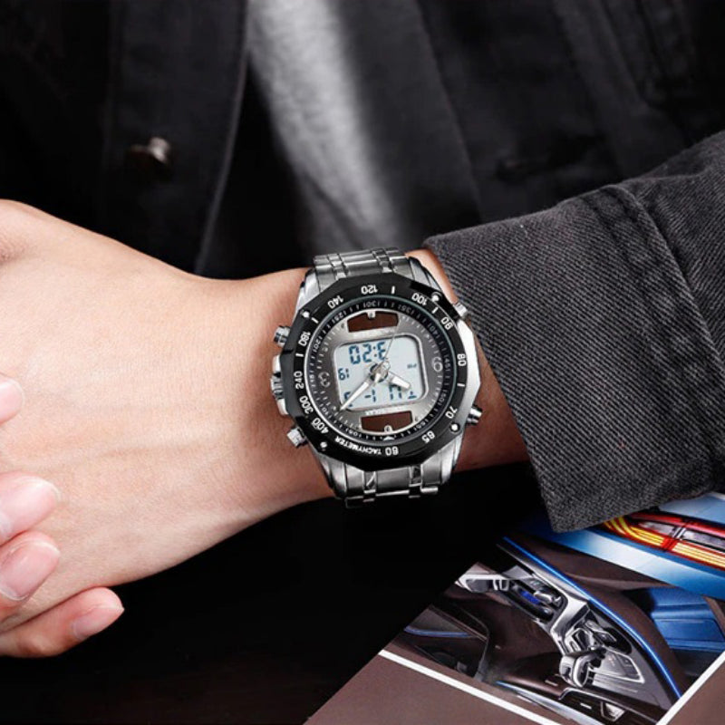 Innovative Dial Style Solar-Powered Digital Watches