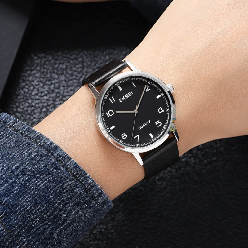 Luxury Waterproof Leather Strap Men's Business Watch