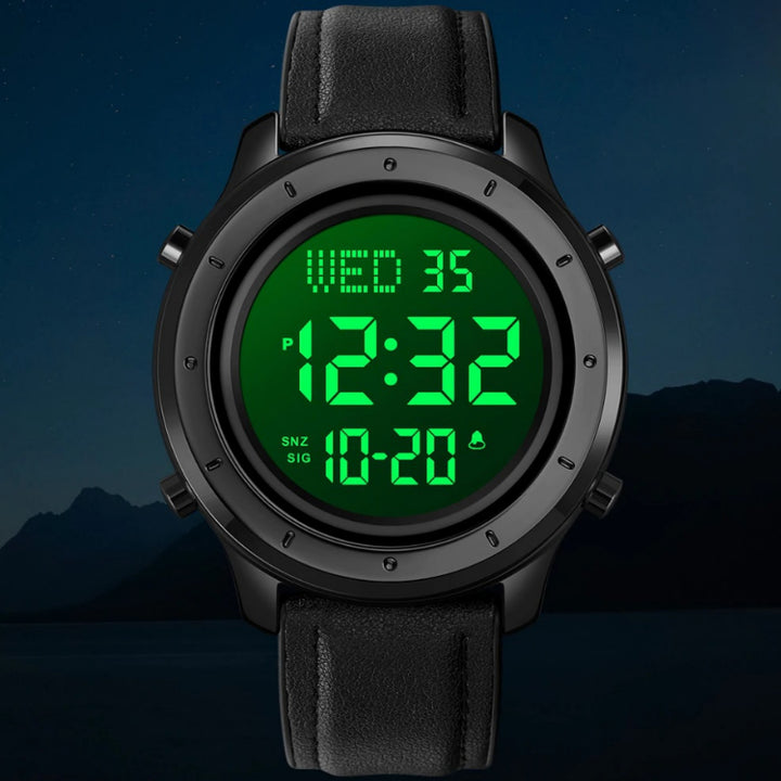 Luxurious Waterproof Sports Digital Wristwatch Collection