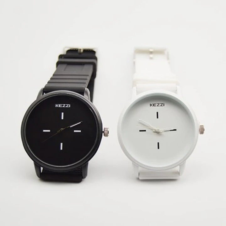 Simple Ultra-Slim Numberless Silicone Strap Quartz Watches