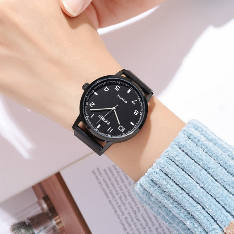 Luxury Waterproof Leather Strap Men's Business Watch