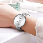 Women's Casual Minimalist Slim Mesh Belt Waterproof Quartz Watches