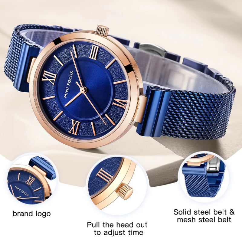 Women's Minimalist Mix Dial Style Quartz Watches