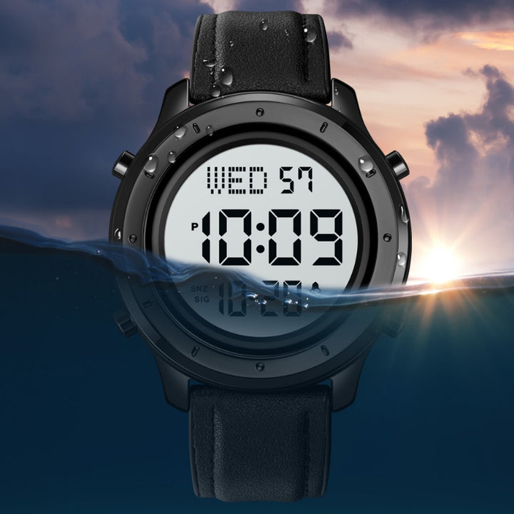 Luxurious Waterproof Sports Digital Wristwatch Collection