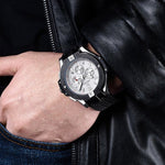 High-Fashion Luminous Silicone Strap Chronograph Watches