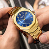 Elegant and Smooth Shape Geometric Dial Luminous Quartz Watches