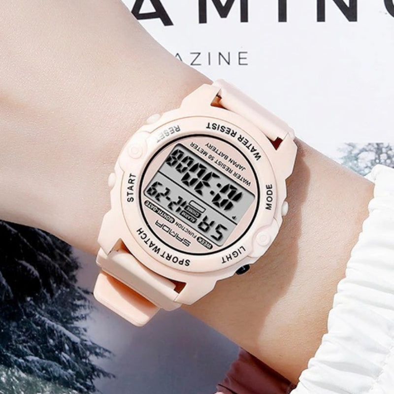 Sports Fashion Trend Digital Watch with Backlight Feature