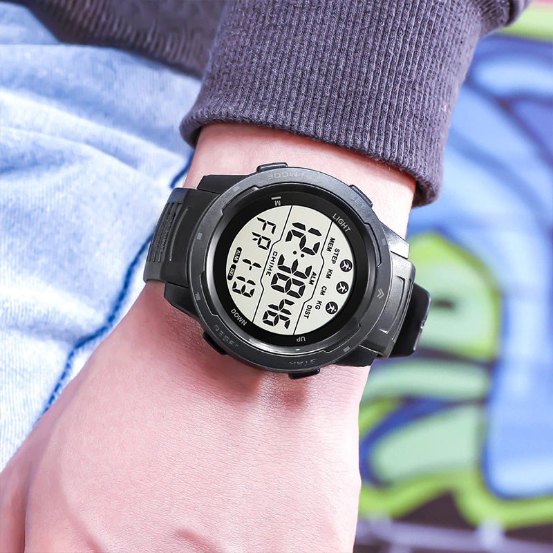 Cool and Trendy Outdoor Sports Large-Screen Dial Digital Watches