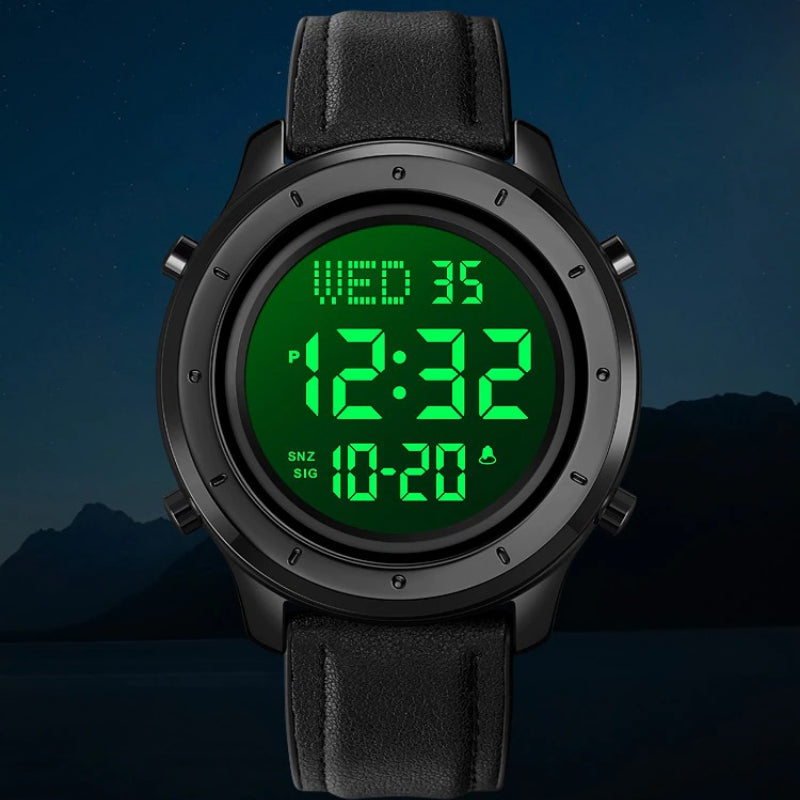 Digital Style Multi-functional LED Sports Wrist Watches for Men