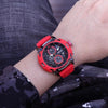 Luminous Hands Silicone Strap Military Sport Chronograph Watches