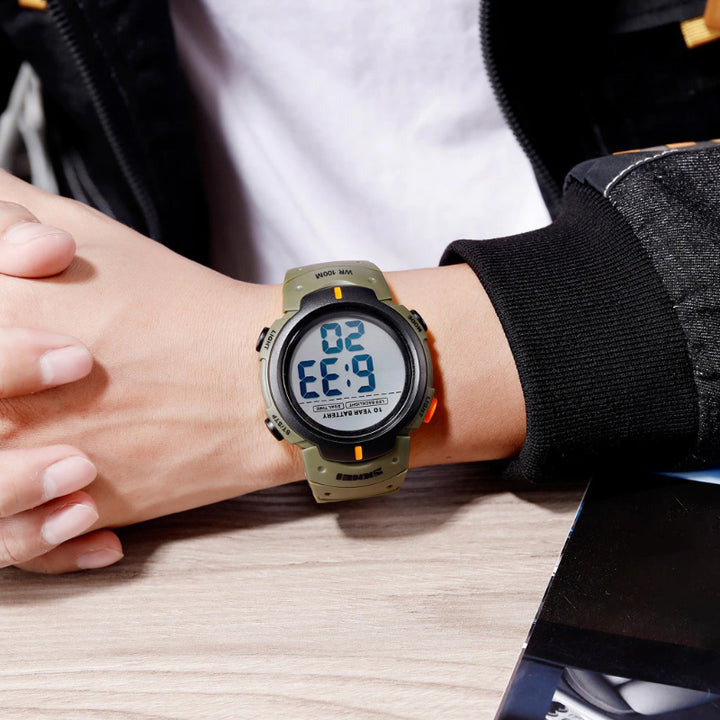 Best Outdoor Waterproof Digital Watch with Backlight Feature