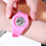 Candy-Colored Children's Digital Silicone Band Watches
