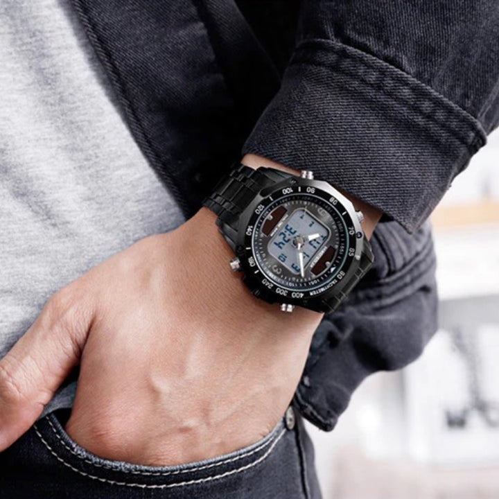 Innovative Dial Style Solar-Powered Digital Watches