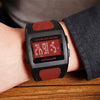 On-trend Digital Large Square Dial Waterproof Sports Watches