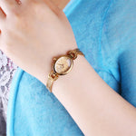 Minimalist Small Dial with Chic Snake Chain Bracelet Quartz Watches