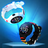 Colorful Rainbow Silicone Strap Children's Digital Watches