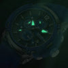 Luminous Hands Silicone Strap Military Sport Chronograph Watches