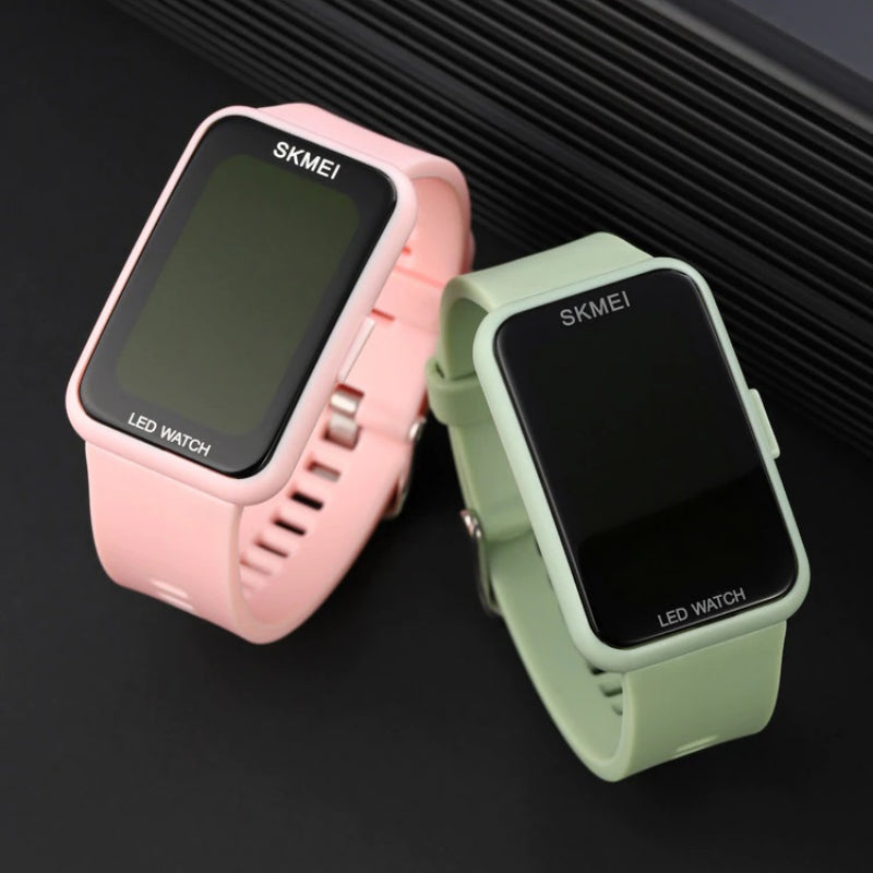 Waterproof Macaroon LED Digital Sports Unisex Watches