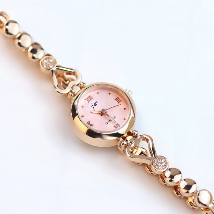 Delicate Heart Shaped Bracelet Strap Quartz Watches