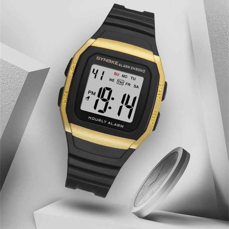 Classic Digital Display Sports Chronograph Watches