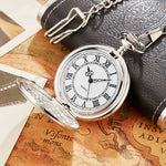 Timeless Roman Numerals Quartz Pocket Watches