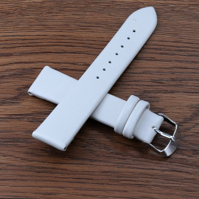 8 to 24mm Soft and Delicate Genuine Leather Replacement Watchbands