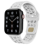Breathable Hollow Letter Design Replacement Straps for Apple Watches