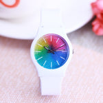 Rainbow Starry-Sky Stick Dial Design Quartz Watches