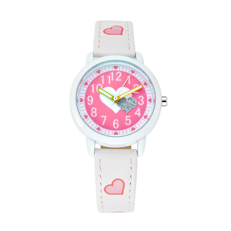 Studded Love Hearts Children's Quartz Watches