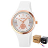 Candy Colored Waterproof Silicone Strap Quartz Wristwatches