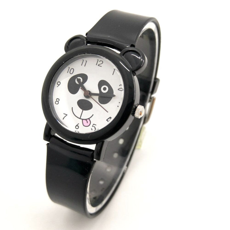 Children's Fun Cartoon Panda Animal Theme Quartz Watches