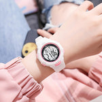 Luminous Two-Tone Digital Sports Fashion Wristwatches