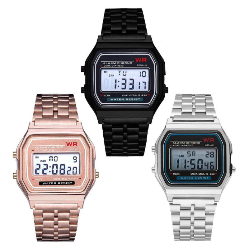 Casual Square Case Electronic Digital Sports Watches