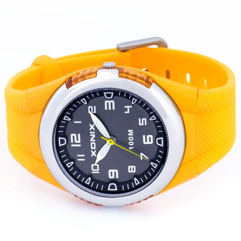 Cool and Sporty Multicolor Rubber Strap Quartz Watches