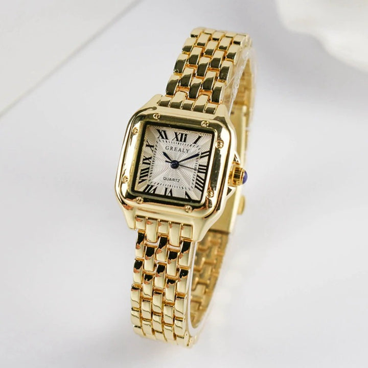 Classic and Minimalist Roman Numeral Square Dial Quartz Watches