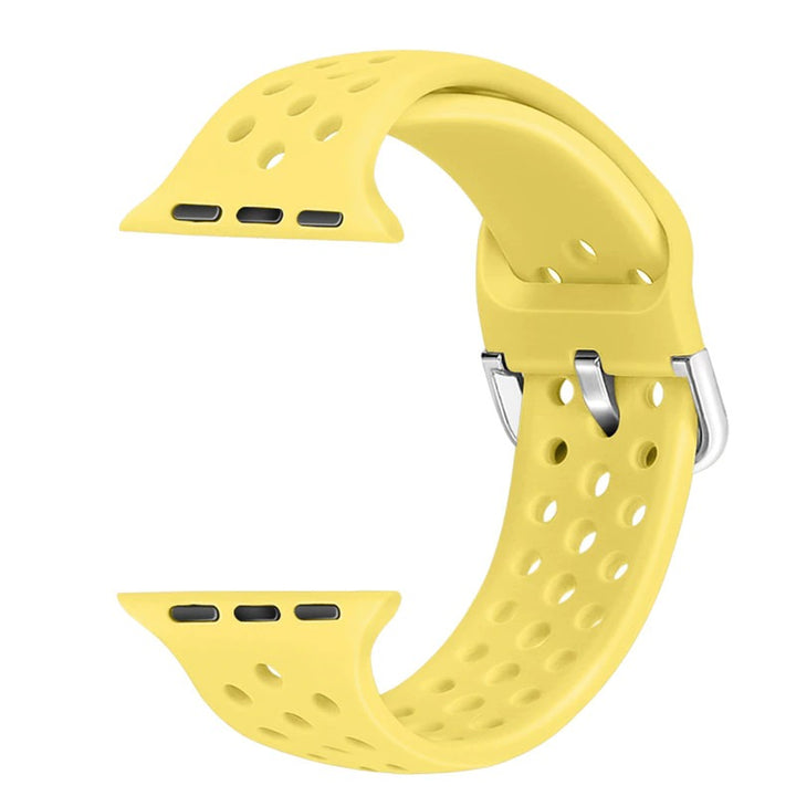 Fun and Vibrant Breathable Silicone Apple Watch Band Replacements
