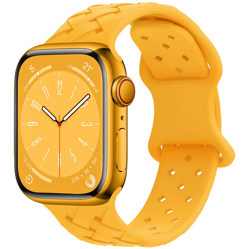 Woven Silicone Loop Lock Apple Watch Replacement Straps